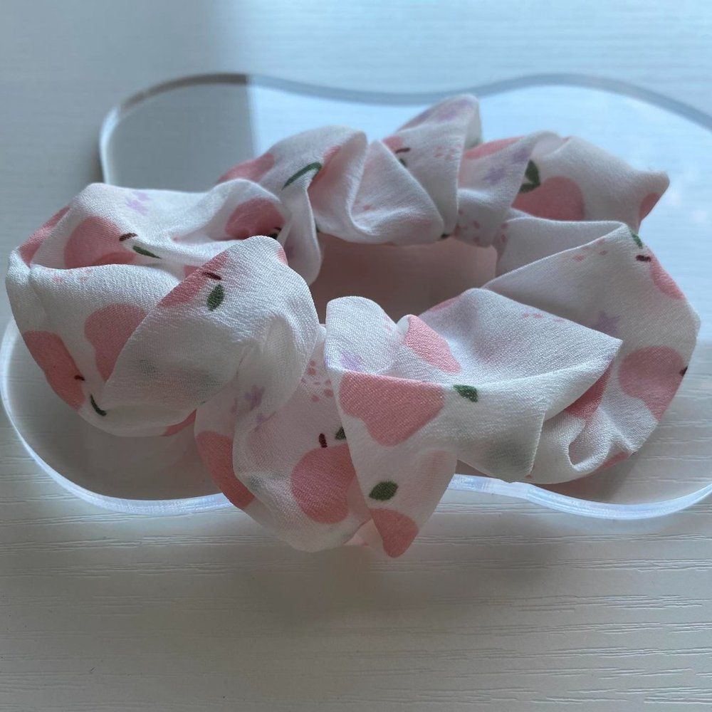 Pink Fruit Scrunchie - Picture 2 of 4